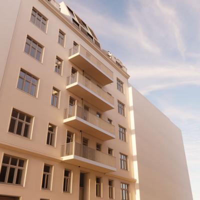 Davidgasse, LCB-Planung GmbH, Rendering -  Ansicht Davidgasse