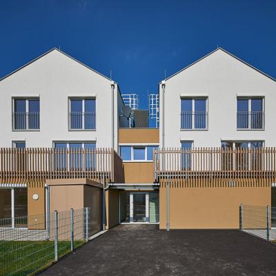 Göllersdorf, LCB-Planung GmbH, Ansicht Süd-West mit Vertikaler Erschließung